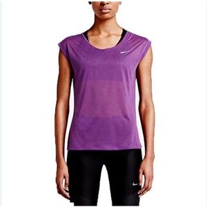 Nike Touch Cool Breeze Top Mulberry XL LIKE NEW!